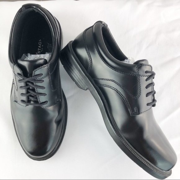 Deer Stags Men's Times Dress Shoe - Black - 7.5 - Medium - NIB - Picture 1 of 7